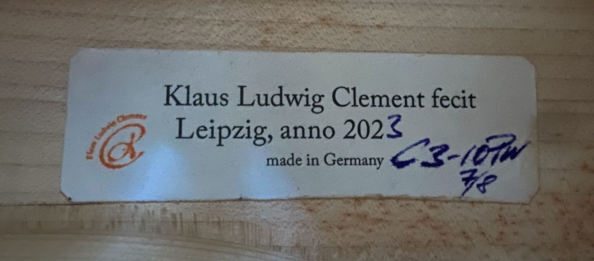Klaus Ludwig Clement Cello - Leipzig 2023