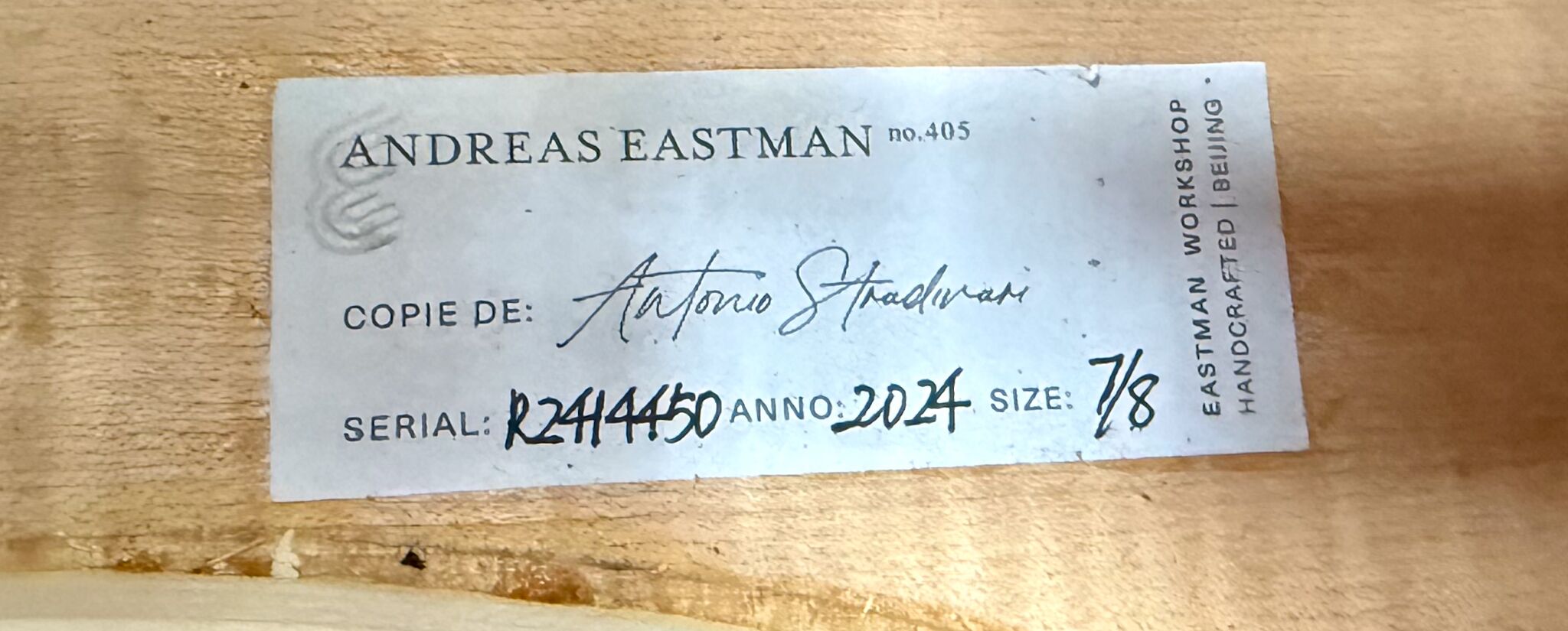 Eastman 405 7_8 Cello - Beijing -17