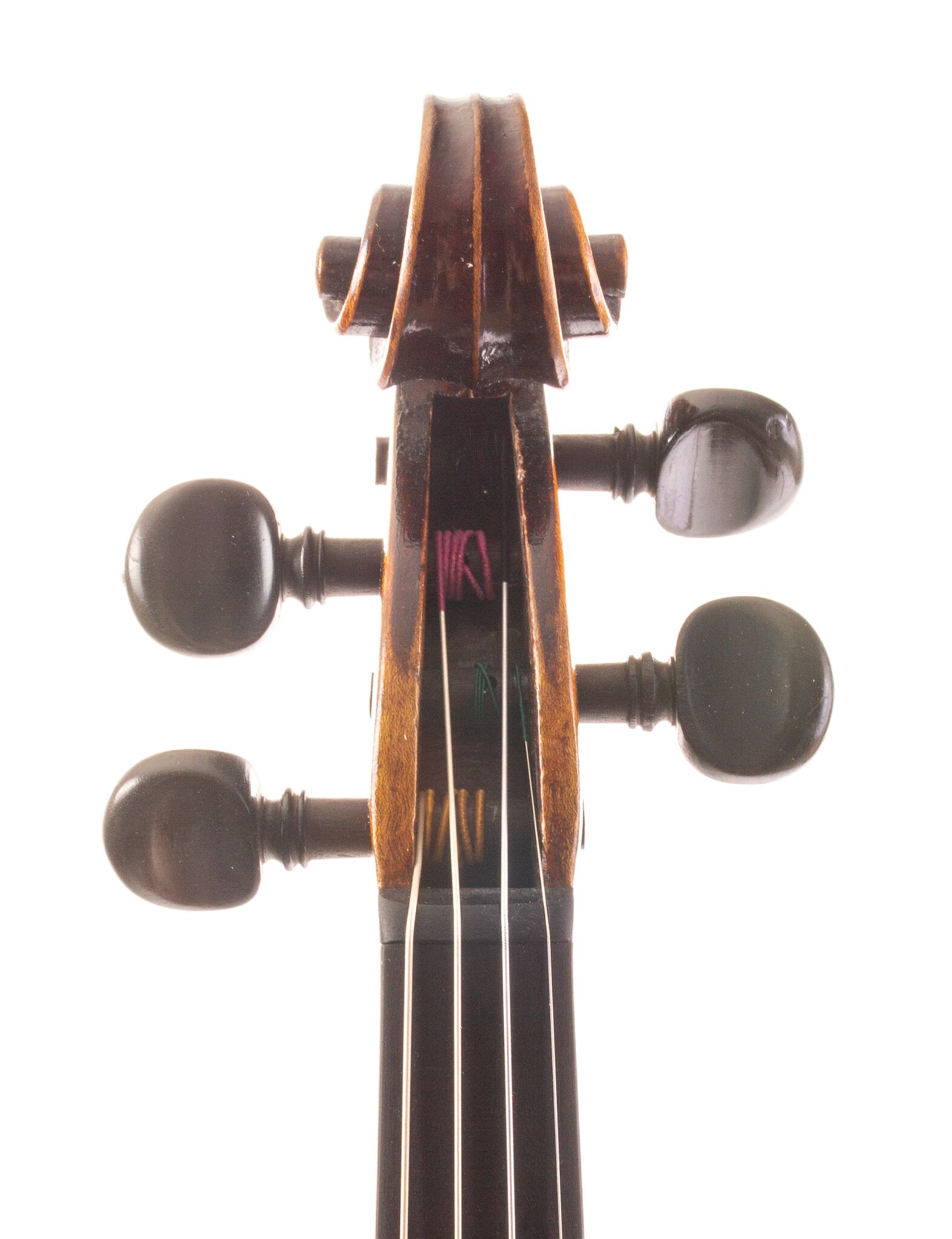 German Violin repaired AE Fisher – circa 1800 1-6