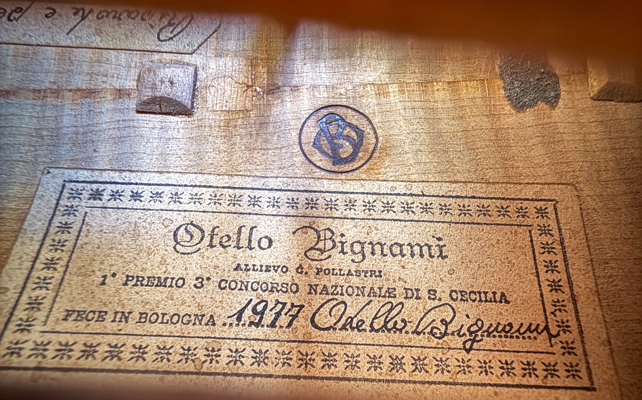 Otello Bignami Violin - 1977 - 1981 -2