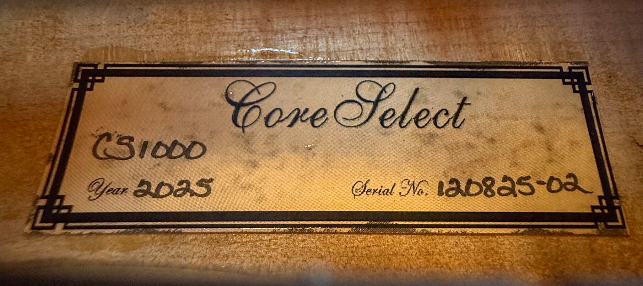 Core Select CS1000 - 2025-3