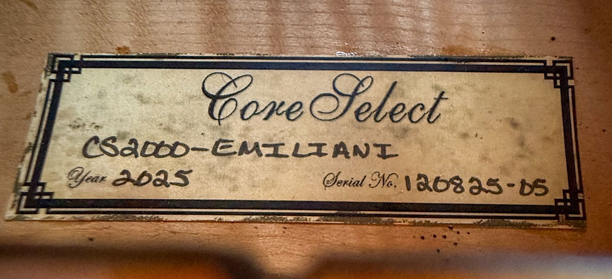 Core Select CS2000-Emiliani - 2025