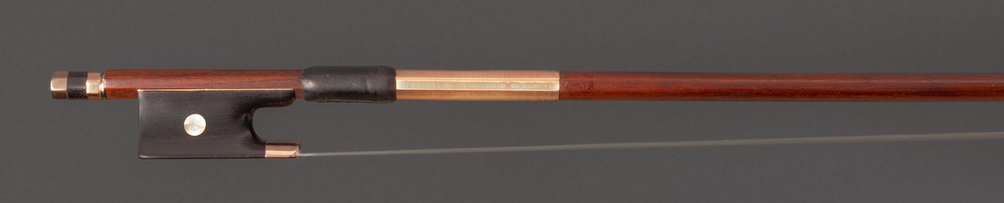 François Nicolas Voirin Violin Bow Gold Mounted-2