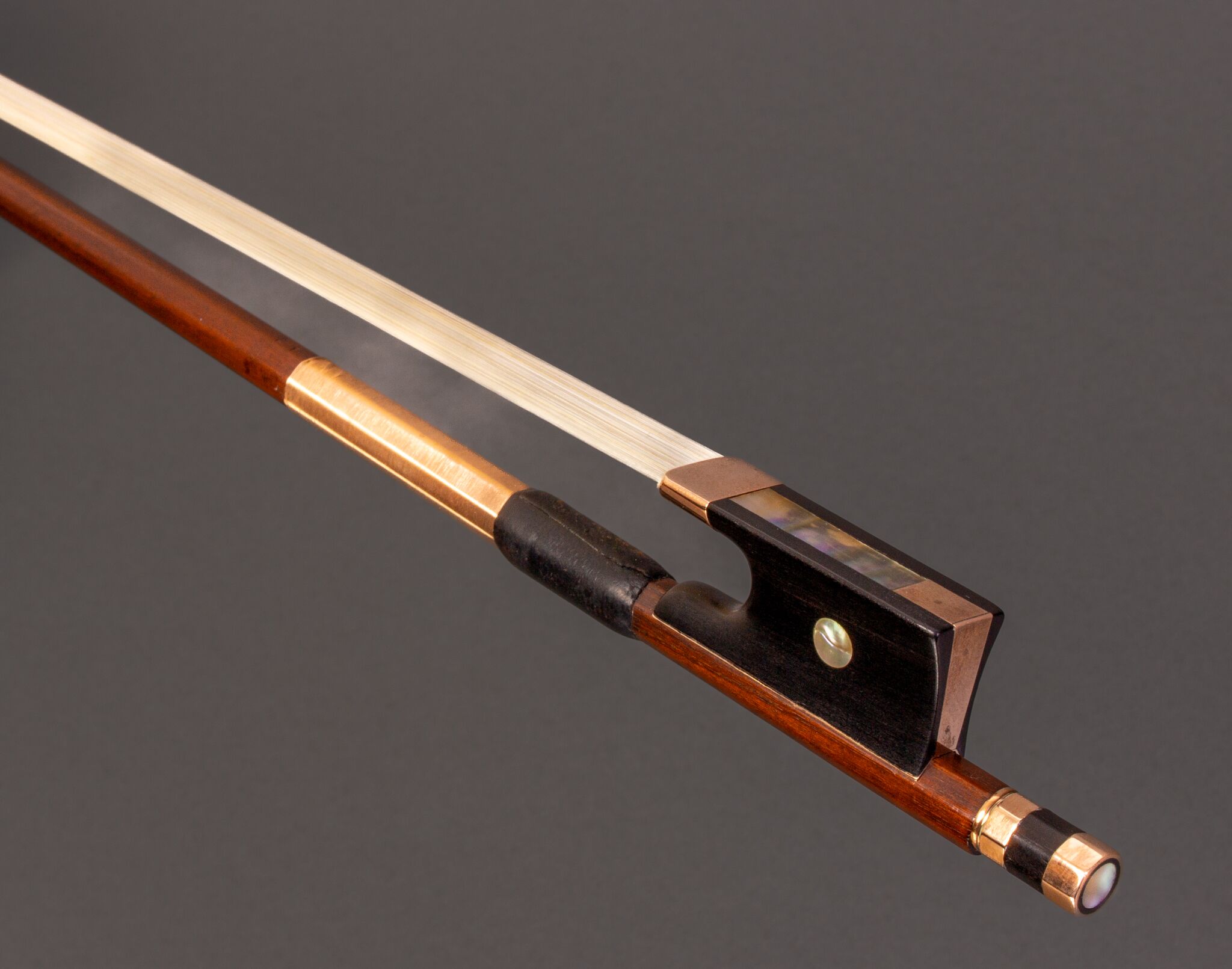 François Nicolas Voirin Violin Bow Gold Mounted-3-2