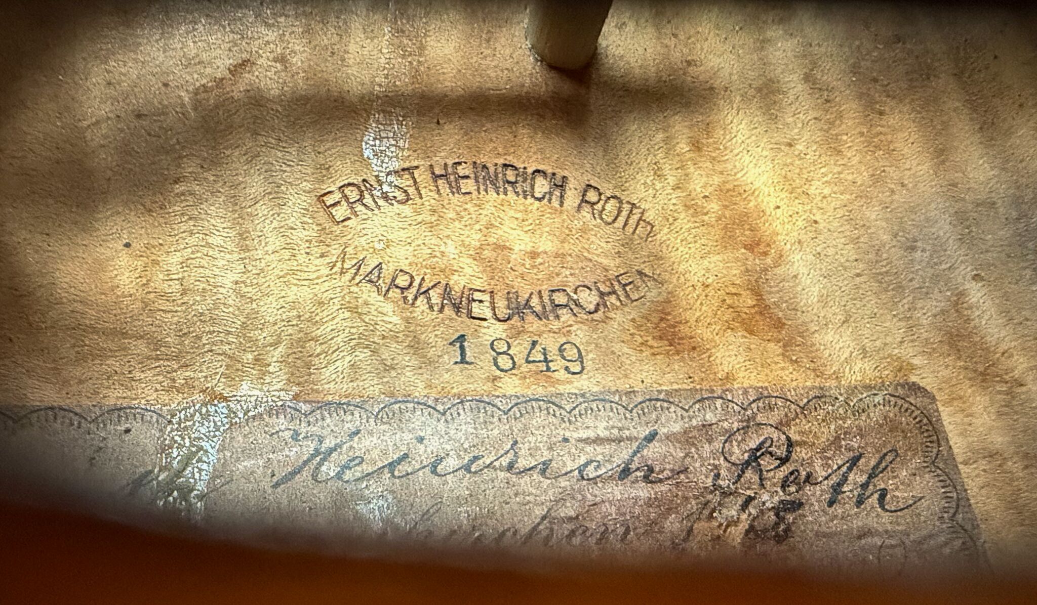 E. Heinrich Roth Violin - Markneukirchen #1849-1