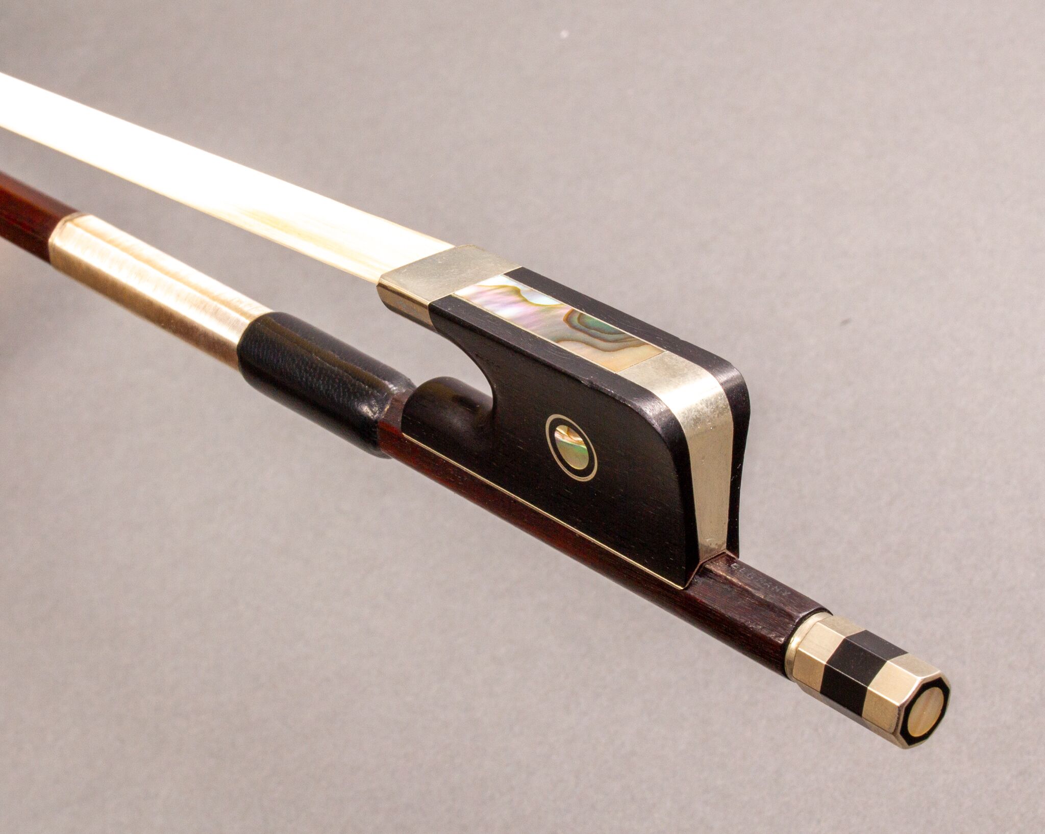 H.R. Pfretzschner Silver Mounted Cello Bow 86,75