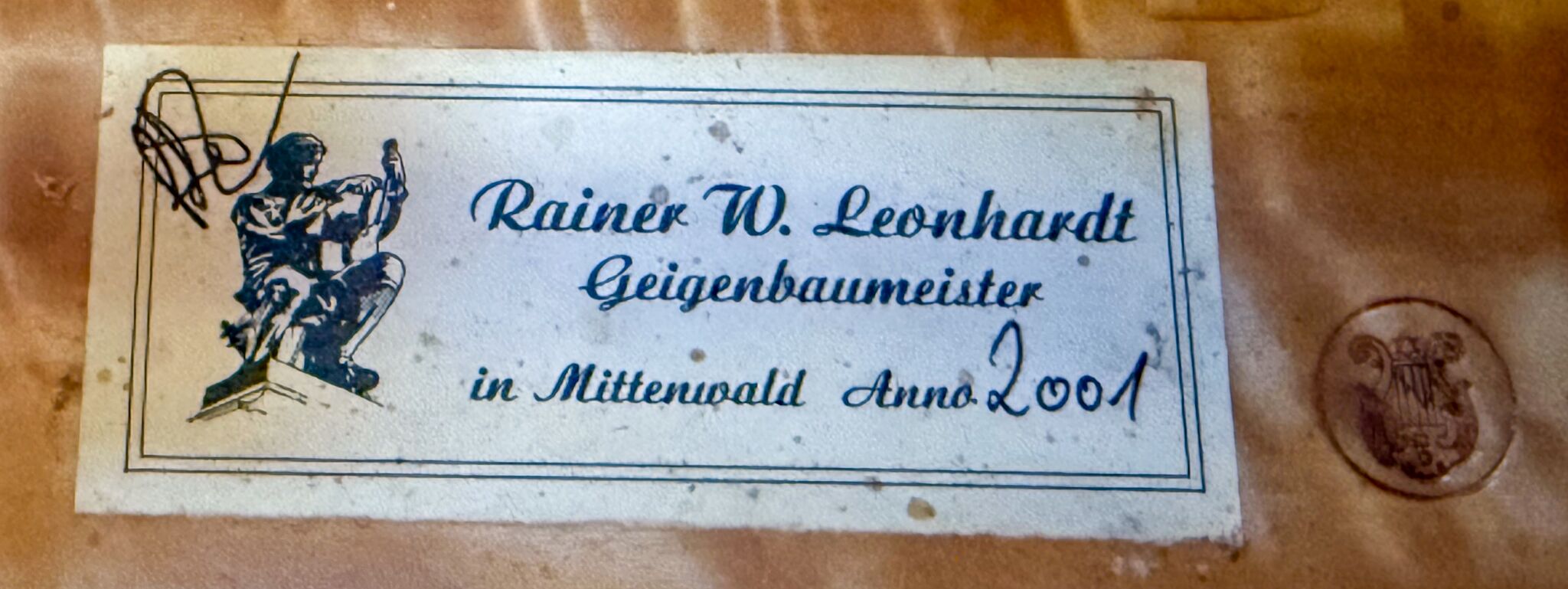 R.W. Leonhardt Cello - Mittenwald 2001