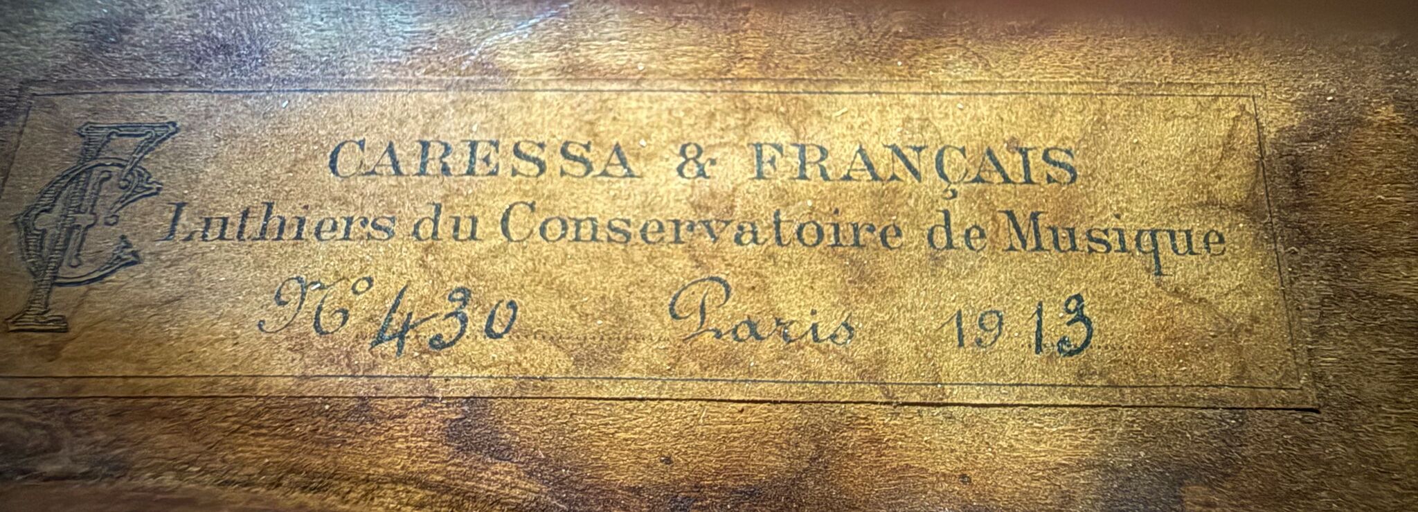 Caressa & Français Violin - Paris 1913-3