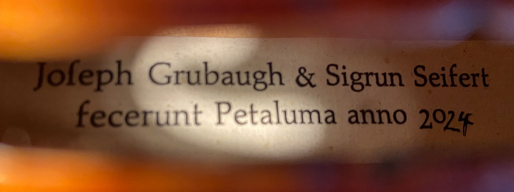 Grubaugh and Seifert Violin 2024-8