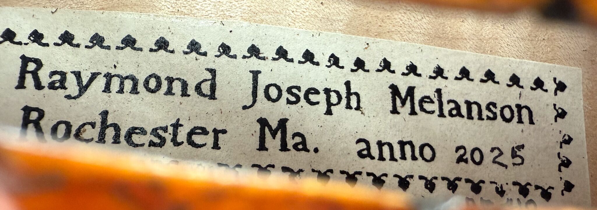 Raymond J Melanson Violon - Rochester 2025-3