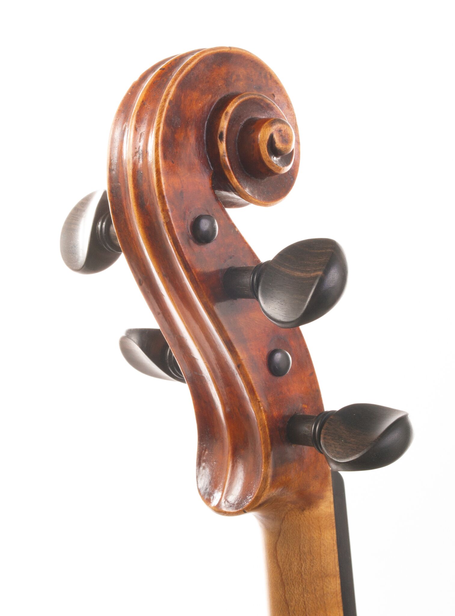 German Violin repaired A.B. Clark - Richmond, INd 1897-04
