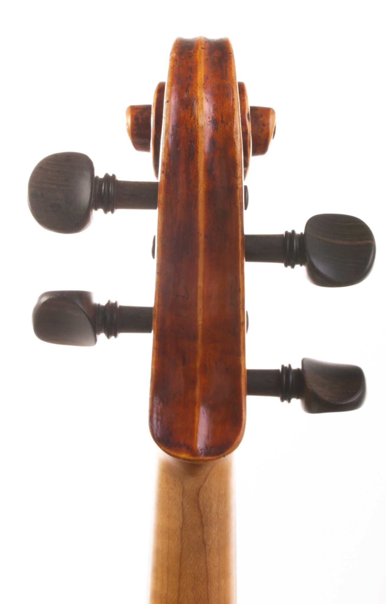 German Violin repaired A.B. Clark - Richmond, INd 1897-05