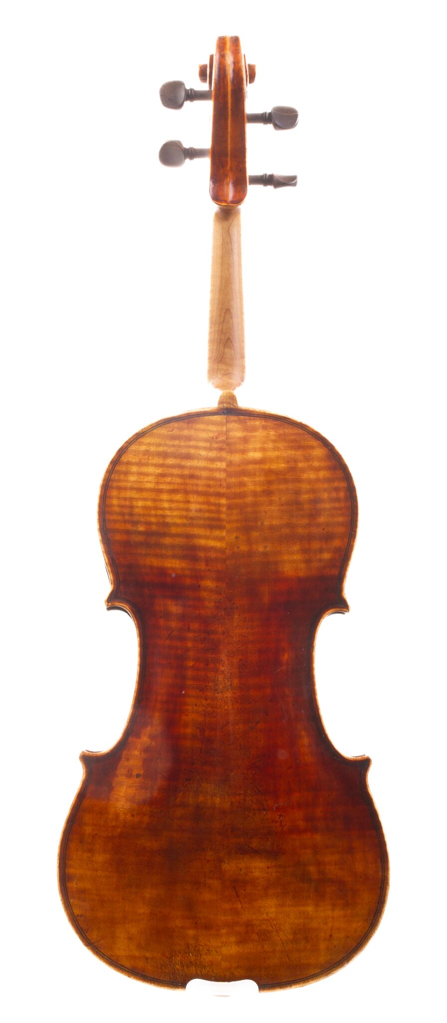 German Violin repaired A.B. Clark - Richmond, INd 1897-09