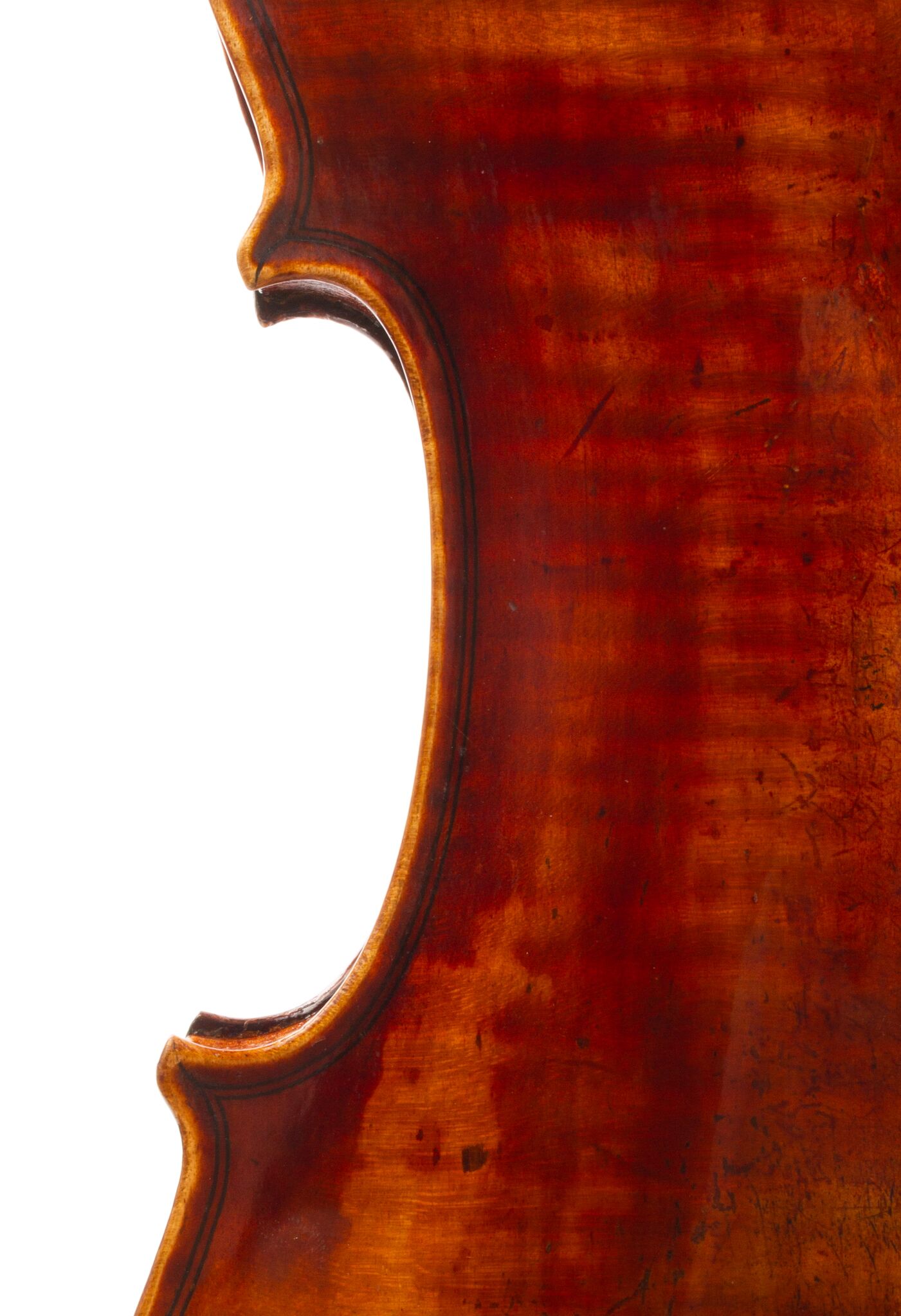 German Violin repaired A.B. Clark - Richmond, INd 1897-11