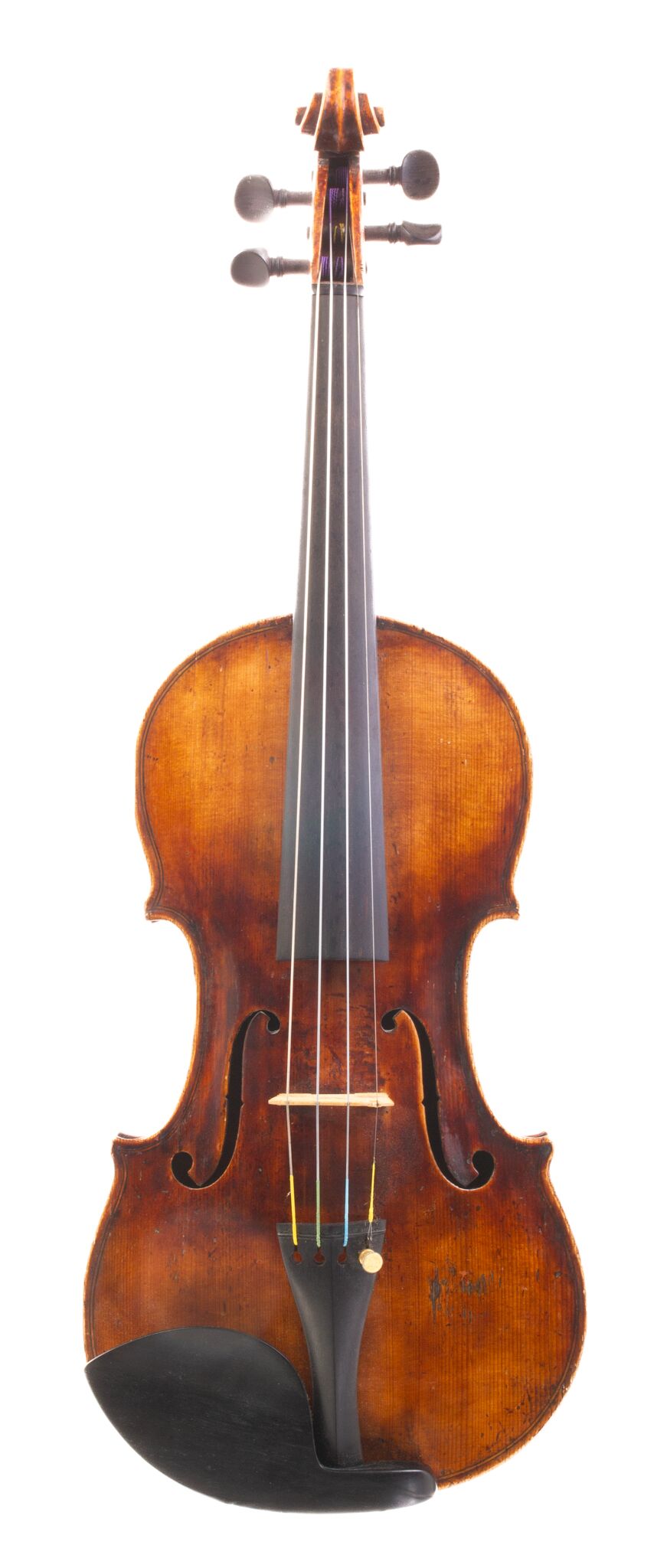 German Violin repaired A.B. Clark - Richmond, INd 1897-14