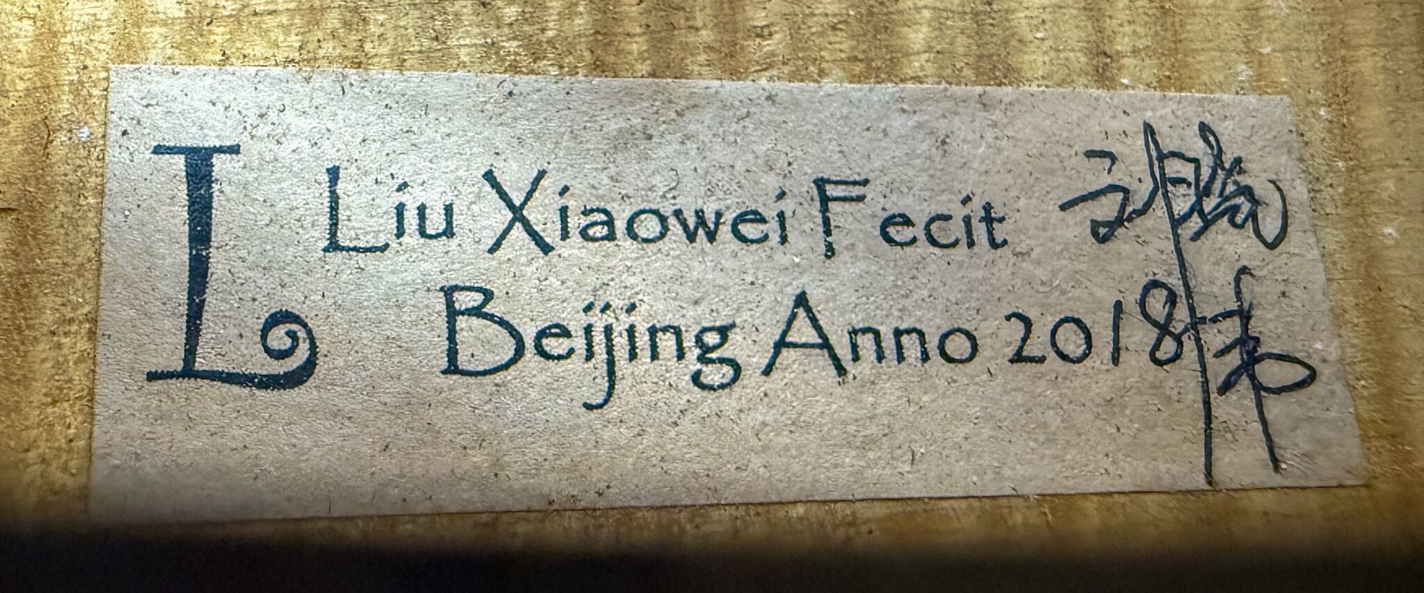 L.Xiaowei Viola - Beijing 2018