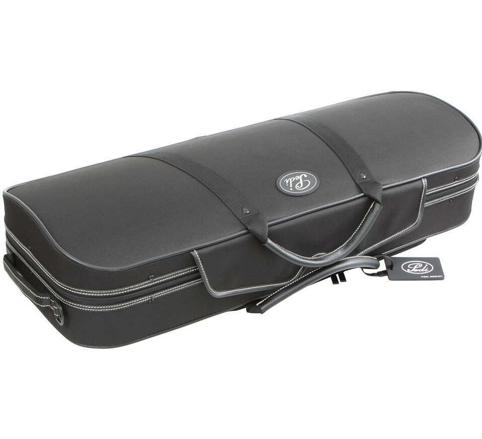pedi-night-flash-viola-case-black-dolce-violins Pedi Nite Flash Oblong 4/4 Black Viola Case - Dolce Violins
