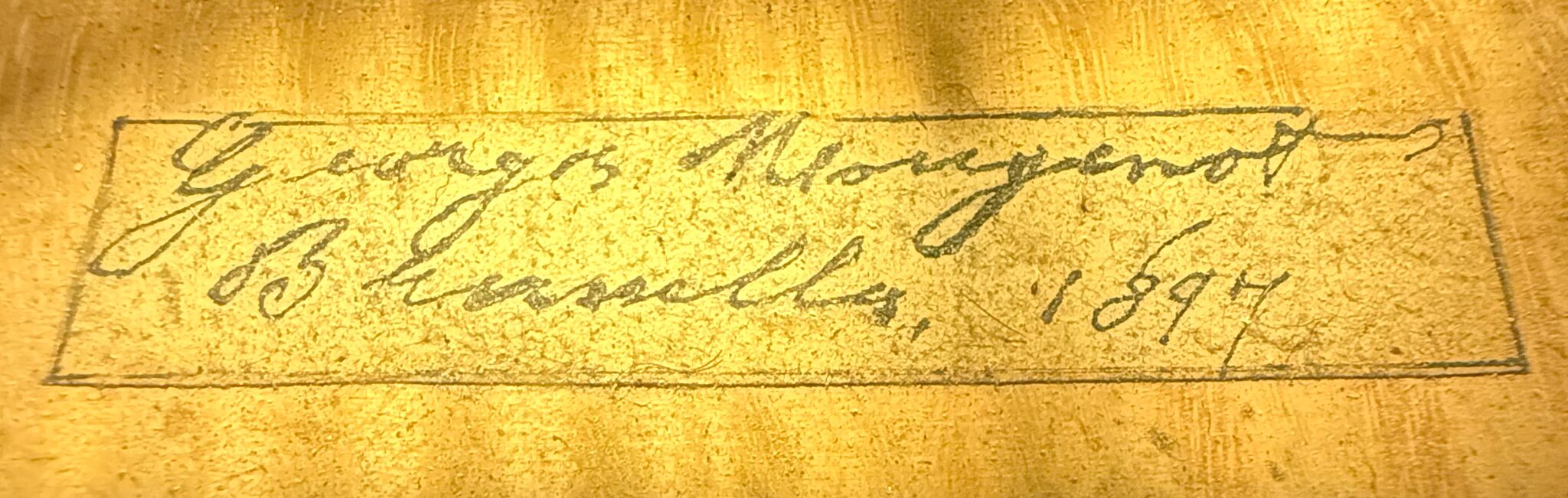 Georges Mougenot Violin - Bruxelles 1897-2