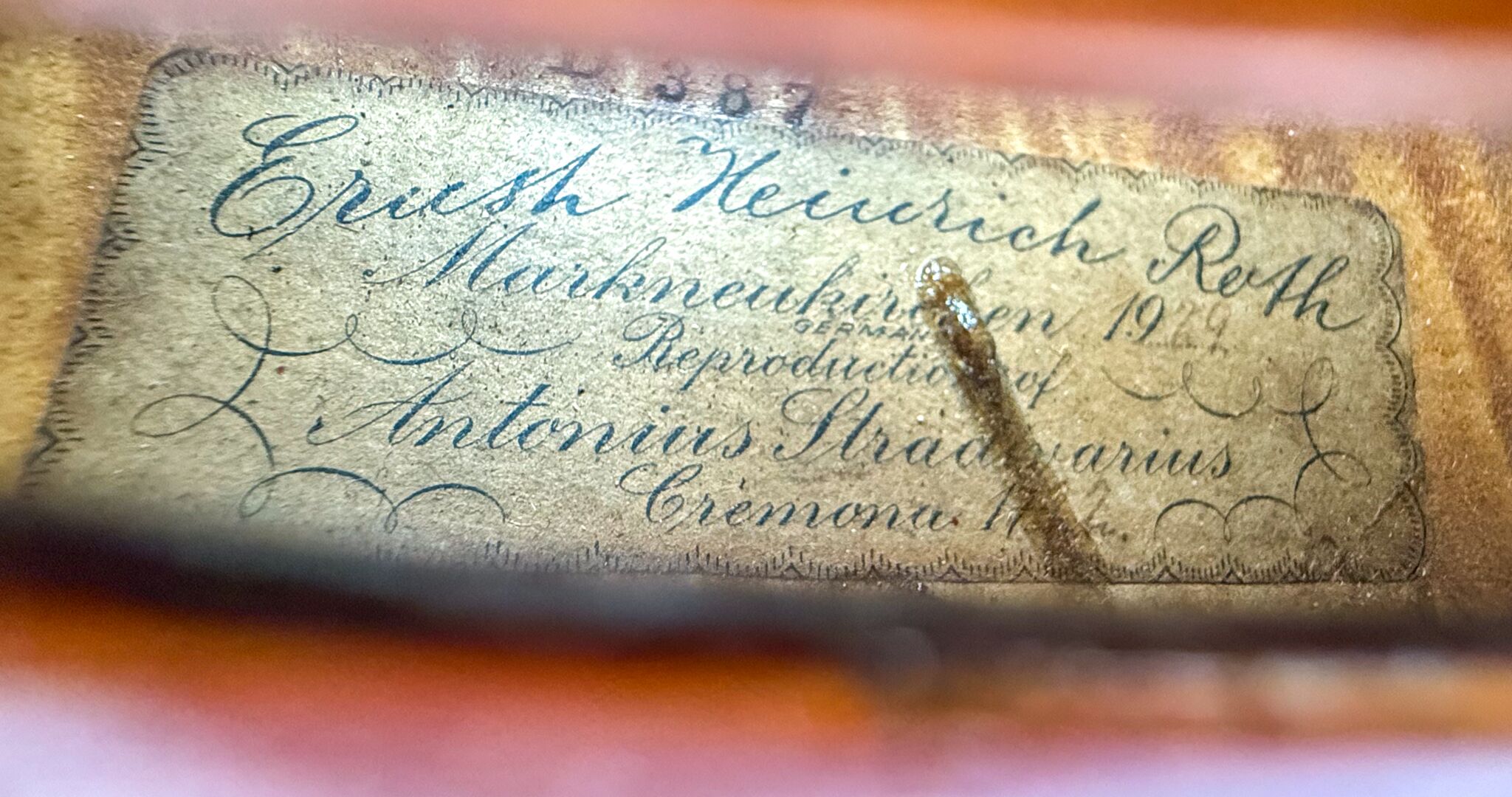 E. Heinrich Roth Violin - D387 1929-2