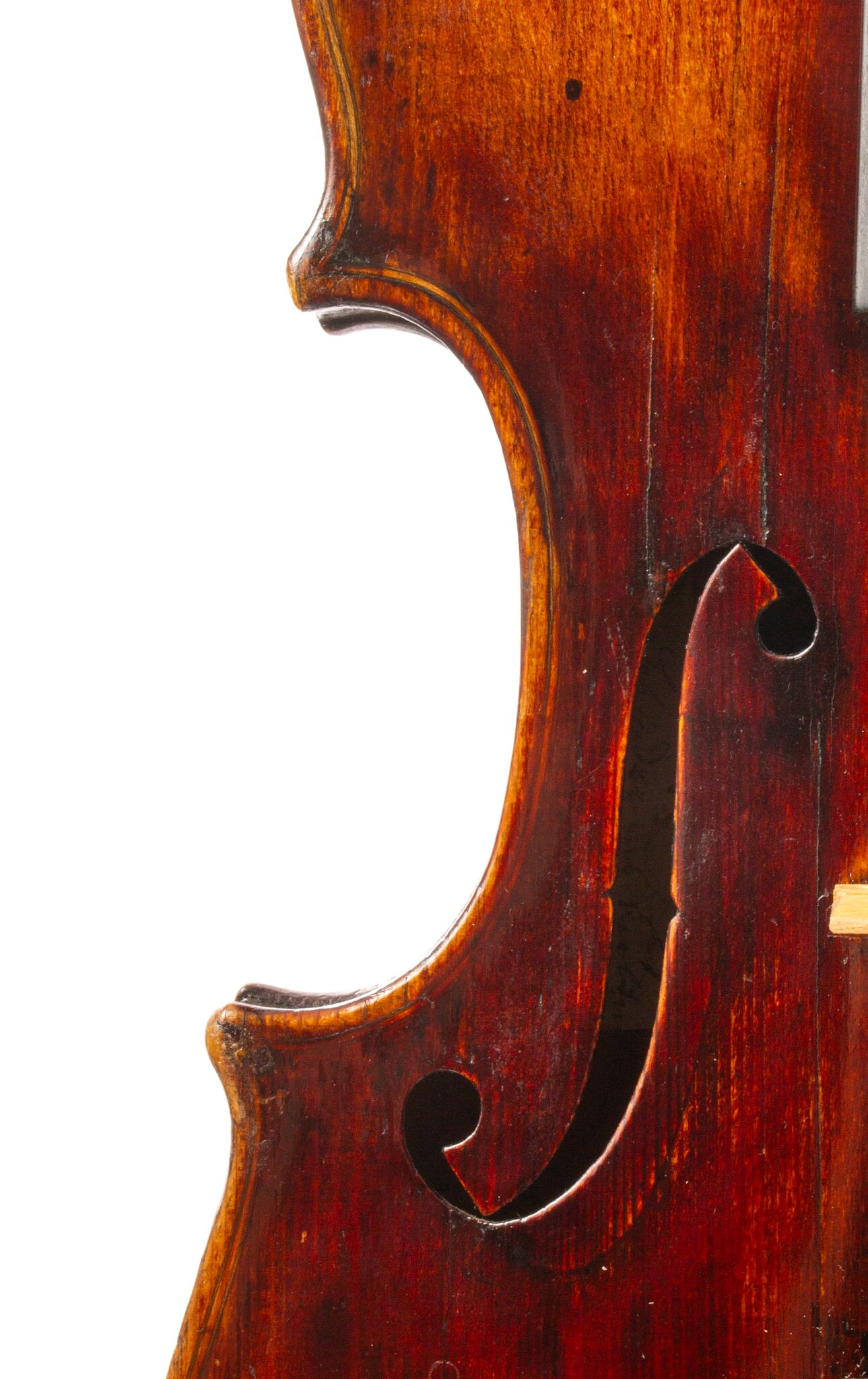 German Violin repaired AE Fisher – circa 1800 1-5-2