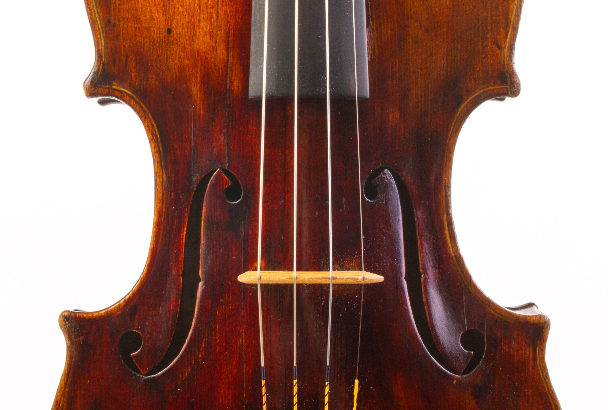 German Violin repaired AE Fisher – circa 1800 1-7